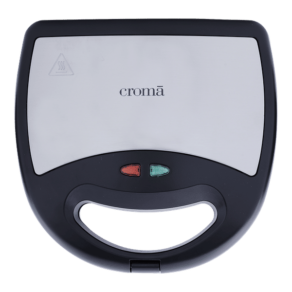 Buy Croma 750W 2 Slice Sandwich Maker with Cool Touch Handle (Black